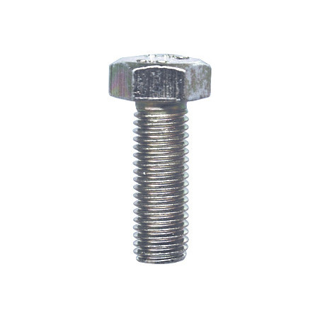 GRADE 8.8 ZINC PLATED HEXAGON HEAD SCREW M7-1.00 X 20 mm DIN 933