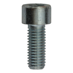 CILINDERKOPSCHROEF MET BINNENZESKANT MET LAGE KOP CL8.8 WIT ZINK M10-1.50 X 25 mm DIN 912