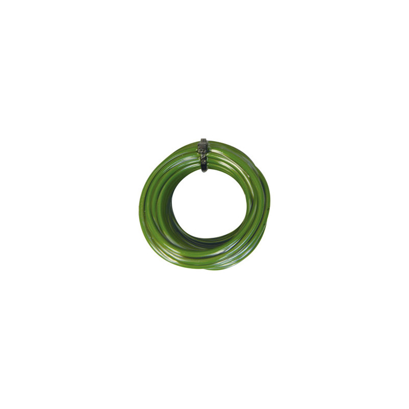 ELEKTROKABEL EINADRIG 5 M GEROLLT 2 mm²  GRÜN