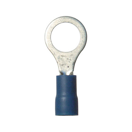 VERSTEVIGDE, VOORGEÏSOLEERDE, RONDE KABELSCHOEN  Ø 8 mm (1 → 2,5 mm²)