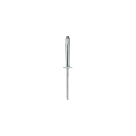WHITE SPREADING RIVET Ø 4 X 25 mm NUMBERPLATE