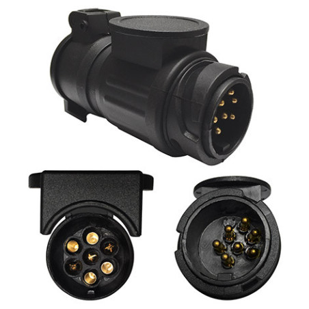 ADAPTATEUR LONG 13 → 7 BROCHES POUR ATTELAGE