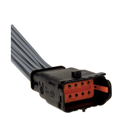 10-POLIGE STECKBUCHSE VORVERKABELT 1 MM², REIHE 1,5 DICHT