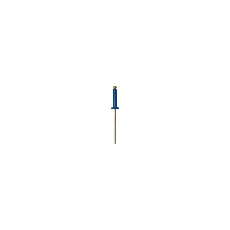 BLUE PEELED RIVET Ø 4 X 16 mm NUMBERPLATE
