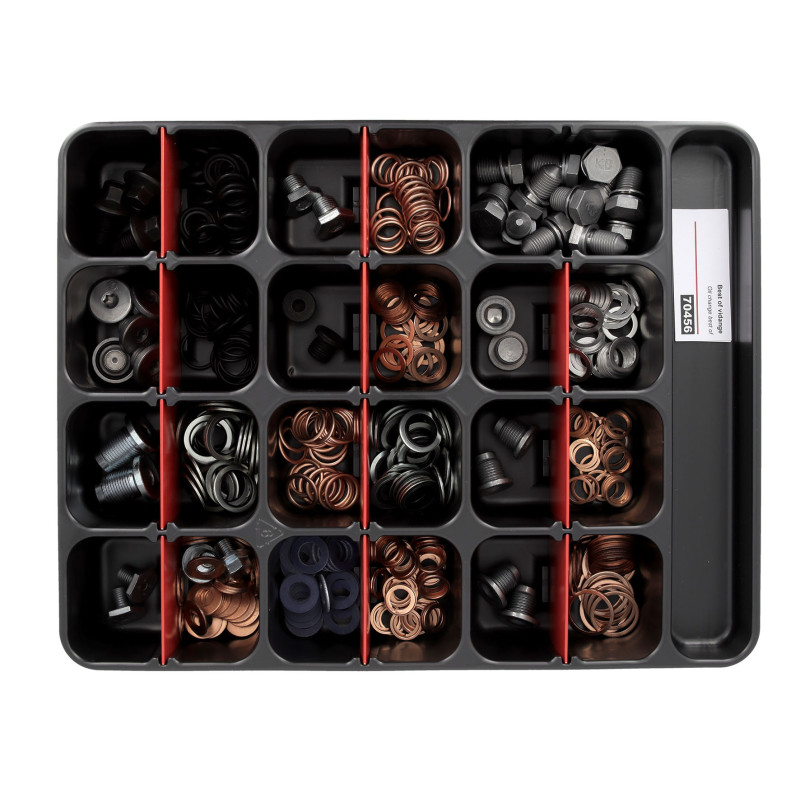 ASSORTMENT TRAY BEST OF  DRAIN PLUGS AND GASKETS