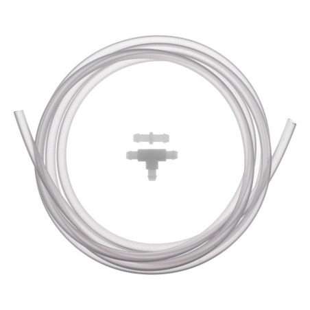 ASSORTIMENT RUITENWISVLOEISTOFLEIDING  Ø 4 mm L = 1,80 M  PVC CRISTAL MET AANSLUITINGEN