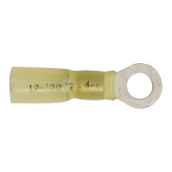 VOORGEÏSOLEERDE, RONDE KABELSCHOEN  Ø 6 mm (2,6 → 6 mm²)  WARMTEKRIMPBARE