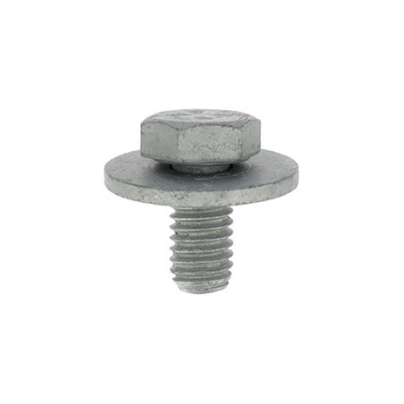 SCHRAUBE AUßENSECHSKANT MIT SCHEIBE M6-1.00 X 12 mm SEITENWAND VORNE