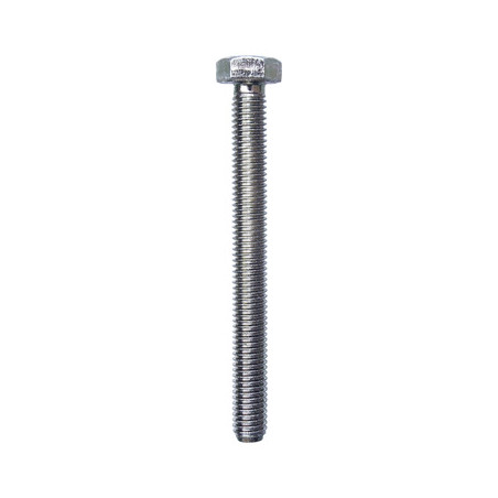GRADE 8.8 ZINC PLATED HEXAGON HEAD MACHINE SCREW M8-1.25 X 80 mm DIN 933