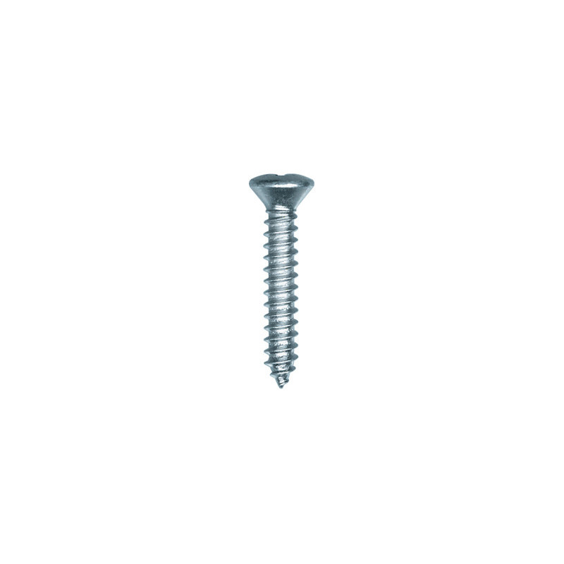 ZELFTAPPENDE SCHROEF MET GEWELFDE VERZONKEN KOP POZI WIT ZINK Ø 4,2 X 25 mm DIN 7983