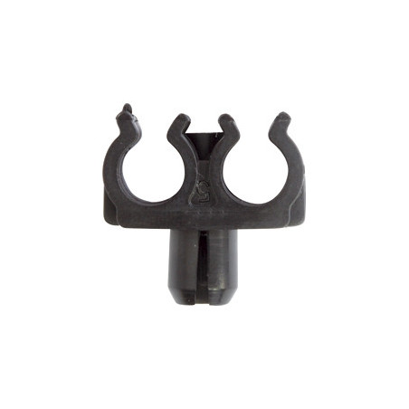 PIPE BRACKET Ø 7 mm 2 HOUSINGS