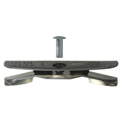 SET OF GUIDE SHOE AND RIVET FOR DOOR SLIDING GLASS