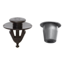 MOULDING CLIP Ø 9 mm WITH GROMMET (UNASSEMBLED)