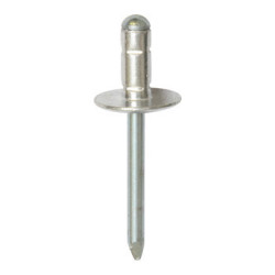 MULTIGRIP LARGE HEAD ALUMINIUM ALLOY RIVET Ø 6,4 x 14 mm DOOR