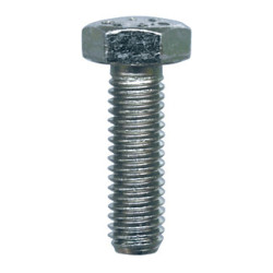 GRADE 8.8 ZINC PLATED HEXAGON HEAD MACHINE SCREW M6-1.00 X 20 mm DIN 933
