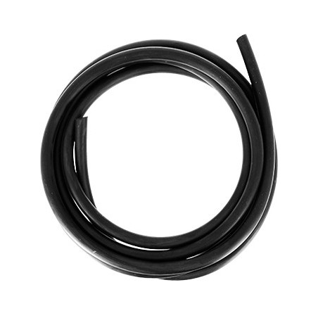 BLACK RUBBER WINDSCREEN WASHER PIPE Ø 3,5 mm 1,80 M LENGHT