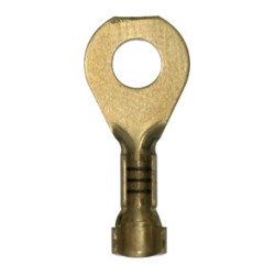 NON-INSULATED ROUND TERMINAL Ø 4 mm (1 → 2,5 mm²)