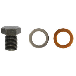 DRAIN PLUG M14-1,50 X 18 mm WITH UNASSEMBLED SEALING RINGS