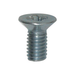 GRADE 4.8 ZINC PLATED COUNTERSUNK HEAD MACHINE SCREW M6-1.00 X 12 mm DIN 965 BRAKE DISC