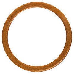 DRAIN PLUG GASKET Ø 18,2 X 23,9 X 1,5 mm FLAT COPPER