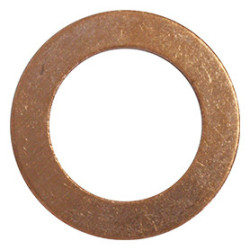 DRAIN PLUG GASKET Ø 14 X 22 X1,52 mm FLAT COPPER