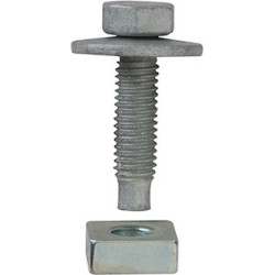 SET OF HEXAGON WASHER HEAD SCREWS M5-0.80 X 20 WHIT NUTS FOR 1,9 DTI ENGINE OVERCOVERING
