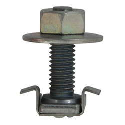 SET OF CAGE SCREWS  M6-1.00 X 20 WITH NUTS  FOR ENGINE UNDERCOVER MUDGUARD