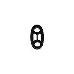 EXHAUST SILENTBLOC L = 70 mm