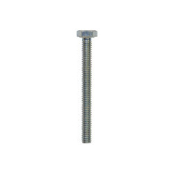 GRADE 8.8 ZINC PLATED HEXAGON HEAD MACHINE SCREW M4-0.70 X 40 mm DIN 933