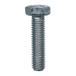 GRADE 8.8 ZINC PLATED HEXAGON HEAD MACHINE SCREW M5-0.80 X 20 mm DIN 933