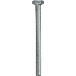 GRADE 8.8 ZINC PLATED HEXAGON HEAD MACHINE SCREW M6-1.00 X 70 mm DIN 933