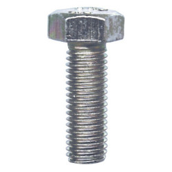 GRADE 8.8 ZINC PLATED HEXAGON HEAD MACHINE SCREW M7-1.00 X 20 mm DIN 933