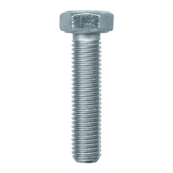GRADE 8.8 ZINC PLATED HEXAGON HEAD MACHINE SCREW M7-1.00 X 30 mm DIN 933