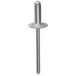 LARGE HEAD ALUMINIUM ALLOY RIVET Ø 4,8 X 14 mm
