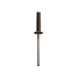 BLACK SPREADING RIVET Ø 4 X 18,8 mm NUMBERPLATE