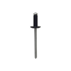 BLACK PEELED RIVET Ø 4 X 10 mm