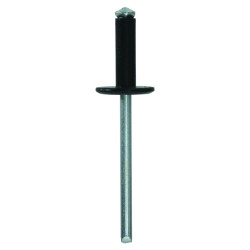 BLACK PEELED RIVET Ø 4,8 X 16 mm