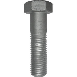 GRADE 10.9 HEXAGON HEAD MACHINE SCREW M20-2.50 X 80 mm DIN 931 PARTIAL THREAD