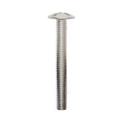 CROSS SLOTTED TRUSS HEAD MACHINE SCREW M6-1.00 X 50 mm NFE 25-129