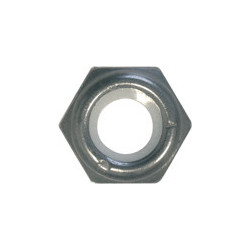 GRADE 8 SELF LOCKING NUT WITH NYLON INSERT M6-1.00 DIN 982