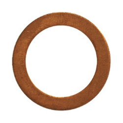 DRAIN PLUG GASKET Ø 12 X 17 X 1,5 mm FLAT COPPER