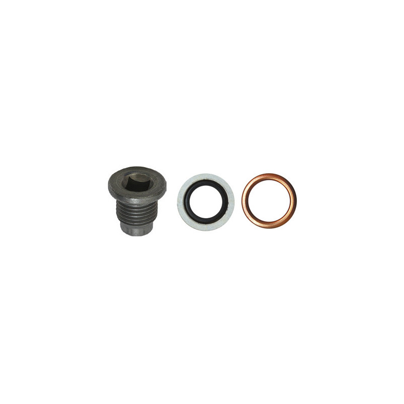 OLIE-AFTAPPLUG  M16-1,50 X 17 mm MET ONGEMONTEERDE AFDICHTINGSRINGEN