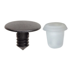 AGRAFE DE GARNISSAGE Ø 10,5 mm AVEC TÉTINE (NON ASSEMBLÉE)