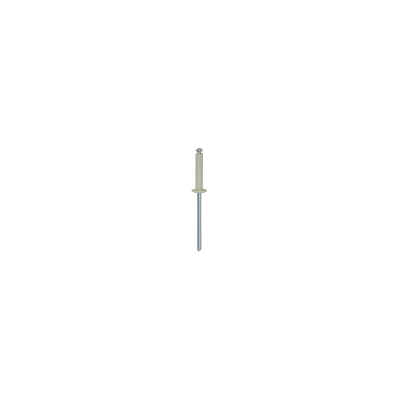 RIVET CANNELÉ BLANC Ø 4 X 20 mm