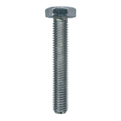 VIS À MÉTAUX TÊTE H CL8.8 ZN BLANC M10-1.50 X 60 mm DIN 933