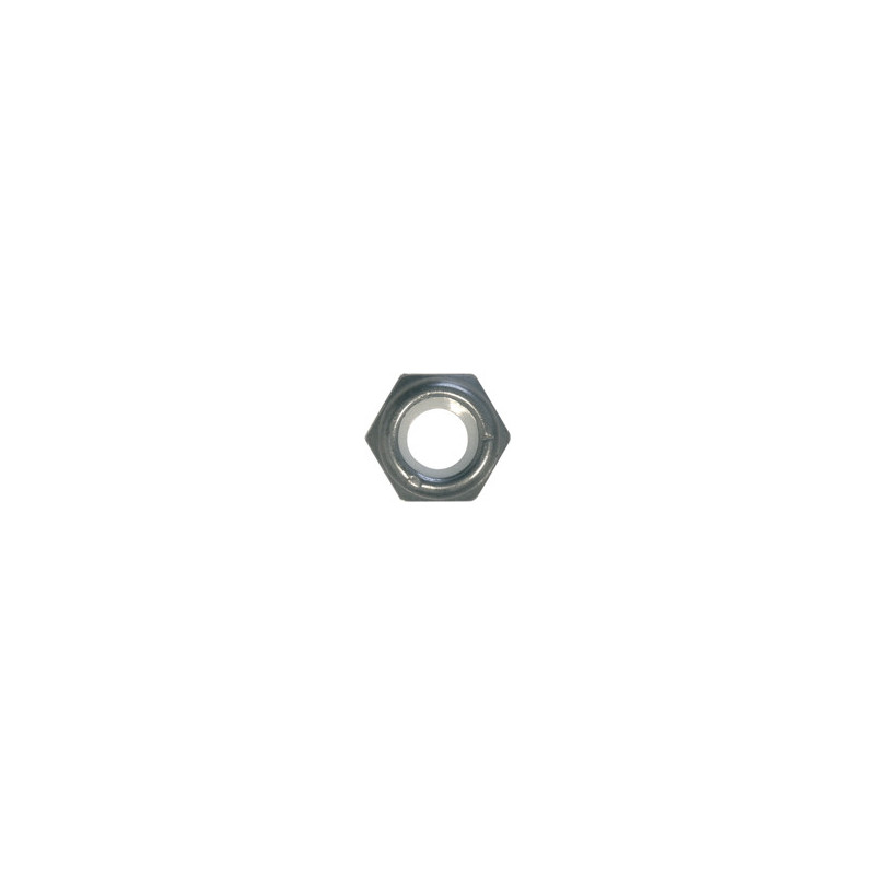 ÉCROU HEXAGONAL AUTO-FREINÉ À BAGUE NYLON CL8 M6-1.00 DIN 982