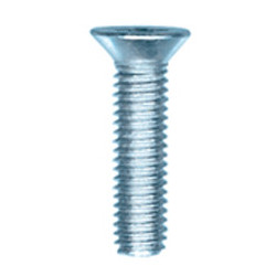VIS À MÉTAUX TÊTE FRAISÉE CL4.8 ZN BLANC M3-0.50 X 12 mm DIN 965
