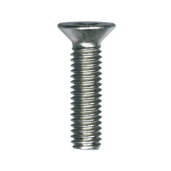 VIS À MÉTAUX TÊTE FRAISÉE CL4.8 ZN BLANC M4-0.70 X 16 mm DIN 965