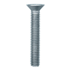 VIS À MÉTAUX TÊTE FRAISÉE CL4.8 ZN BLANC M4-0.70 X 25 mm DIN 965