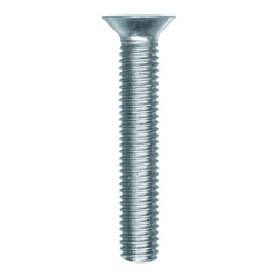 VIS À MÉTAUX TÊTE FRAISÉE CL4.8 ZN BLANC M5-0.80 X 30 mm DIN 965